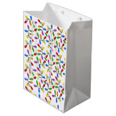 Sac Cadeau Moyen Holiday Lights (Devant Angle)