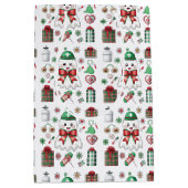 Sac Cadeau Moyen Holiday Medical with Stethoscope Christmas Nurse (Devant)