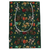 Sac Cadeau Moyen Holiday Sweets- Pine (Color) (Devant)