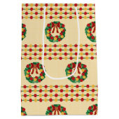 Sac Cadeau Moyen Holiday Wreath Knit (Dos)