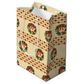 Sac Cadeau Moyen Holiday Wreath Knit (Dos Angle)
