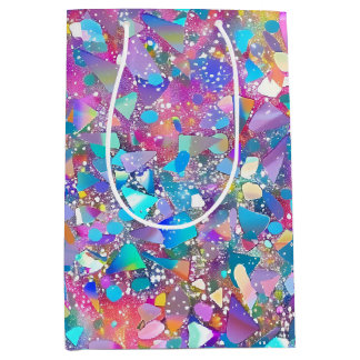 Sac Cadeau Moyen Holographic Party Look