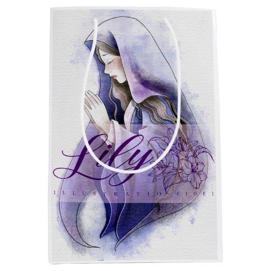 Sac Cadeau Moyen Holymary (Devant)