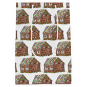 Sac Cadeau Moyen Home Sweet Home Gingerbread Maison Vacances (Dos)