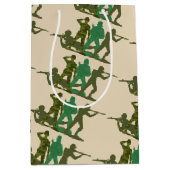 Sac Cadeau Moyen Hommes d'action de l'Armée verte (Devant)