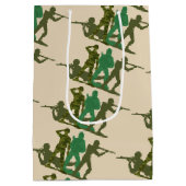 Sac Cadeau Moyen Hommes d'action de l'Armée verte (Dos)