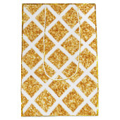 Sac Cadeau Moyen Honeypeb Gold Parties scintillant Boho Collection (Dos)