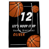 Sac Cadeau Moyen Hoop it up Basketball Anniversaire de enfant sport (Dos)