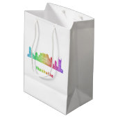 Sac Cadeau Moyen Horizon de Nashville d'arc-en-ciel (Dos Angle)