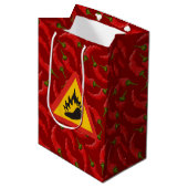 Sac Cadeau Moyen Hot pepper danger (Devant Angle)