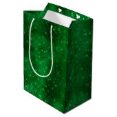 Sac Cadeau Moyen Huile verte (Dos Angle)