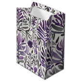 Sac Cadeau Moyen Humeur violette (Devant Angle)