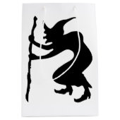 SAC CADEAU MOYEN HUNCHBACK HALLOWEEN WITCH (Devant)
