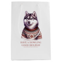 Husky de Noël Cadeau de Fêtes sur Mesure