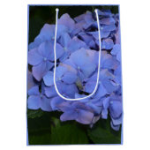 Sac Cadeau Moyen Hydrangea macrophylla violette rustique (Dos)