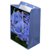 Sac Cadeau Moyen Hydrangea macrophylla violette rustique (Dos Angle)