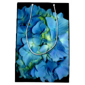 Sac Cadeau Moyen Hydrangée bleue (Dos)