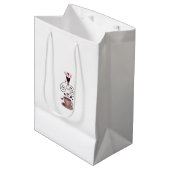 Sac Cadeau Moyen I Heart Coffee (Devant Angle)