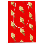 Sac Cadeau Moyen Ice-cream Vivid red (Devant)