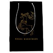 Sac Cadeau Moyen Icône Baratheon Maison (Devant)
