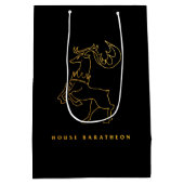 Sac Cadeau Moyen Icône Baratheon Maison (Dos)