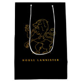 Sac Cadeau Moyen Icône de la maison Lannister (Dos)