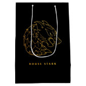 Sac Cadeau Moyen Icône Stark de la maison (Dos)