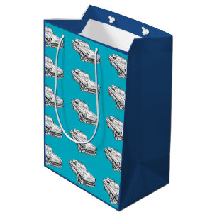 Sac Cadeau Moyen Illustration 1957 classique de voiture de Bel Air