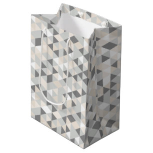 Sac Cadeau Moyen Illustration moderne de motif géométrique