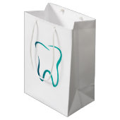 Sac Cadeau Moyen Image médical de dentisterie de dent de dentaire (Devant Angle)
