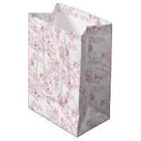 Imaginaire Floral vintage gravé rose-toile