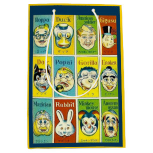 Sac Cadeau Moyen Impression de carte de jeu japonaise des années 19