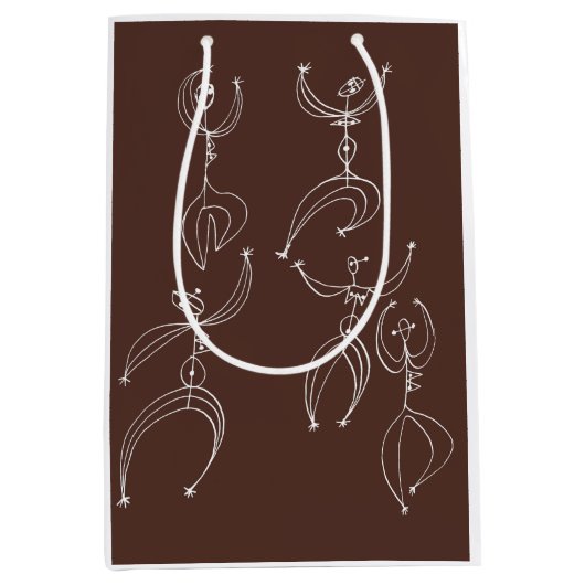 Sac Cadeau Moyen impression de danse interprétative (Devant)