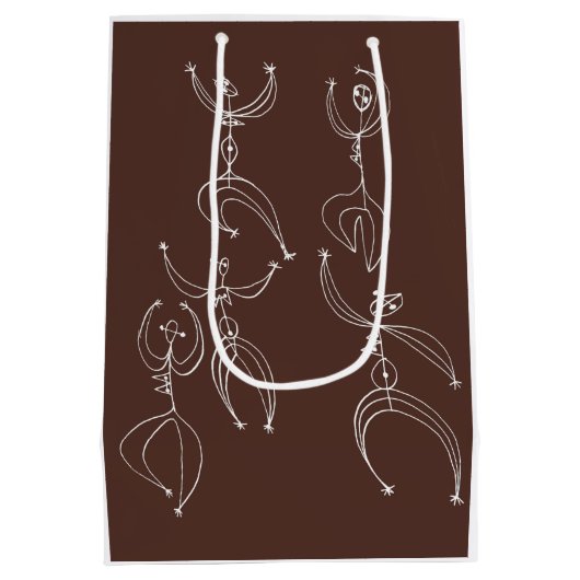 Sac Cadeau Moyen impression de danse interprétative (Dos)