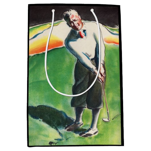 Sac Cadeau Moyen Impression de golf de 1934 (Devant)