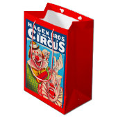 Sac Cadeau Moyen Impression de l'affiche Hagen Brothers Circus dans (Devant Angle)