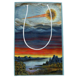 Sac Cadeau Moyen impression de peinture de comète