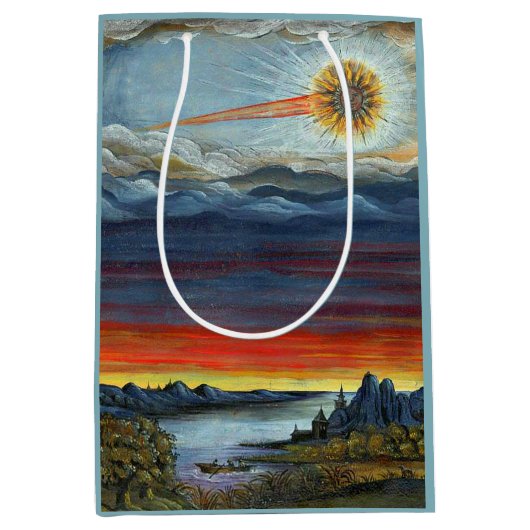 Sac Cadeau Moyen impression de peinture de comète (Devant)
