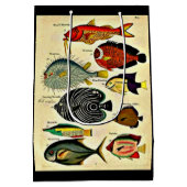 Sac Cadeau Moyen impression de poisson d'époque (Dos)