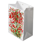 Sac Cadeau Moyen impression plante de pisteur (Devant Angle)