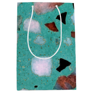 Sac Cadeau Moyen Impressionnante image abstraite en marbre vintage