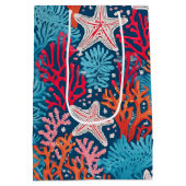 Sac Cadeau Moyen Imprimé hawaïen (Dos)