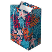 Sac Cadeau Moyen Imprimé hawaïen (Dos Angle)