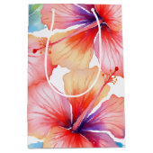 Sac Cadeau Moyen Imprimé hawaïen (Devant)