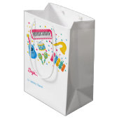 Sac Cadeau Moyen Instruments de musique anniversaire de enfant (Dos Angle)