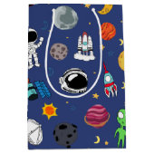 Sac Cadeau Moyen Invasion complète de l'espace couleur (Devant)