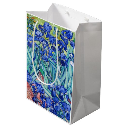 Sac Cadeau Moyen Irises Vincent van Gogh (Dos Angle)