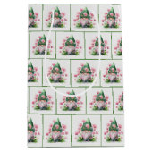 Sac Cadeau Moyen Irish Leprechaun Dans Le Jardin (Devant)