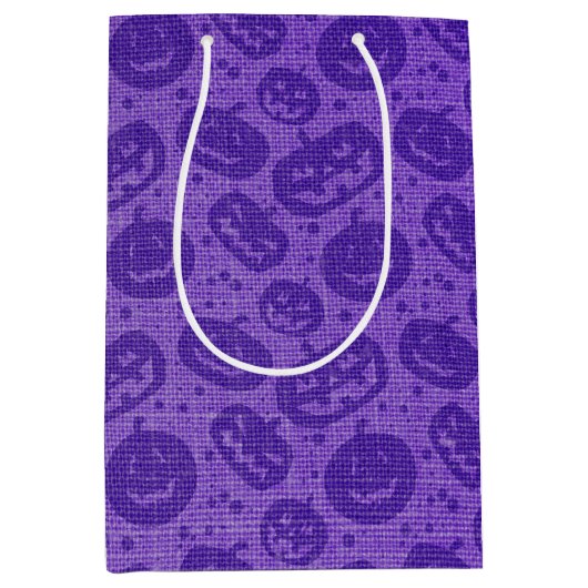 Sac Cadeau Moyen Jack-O-Lantern (Devant)