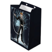 Sac Cadeau Moyen Jack Russell Terrier Patronus d'Anime Ron Weasley (Dos Angle)